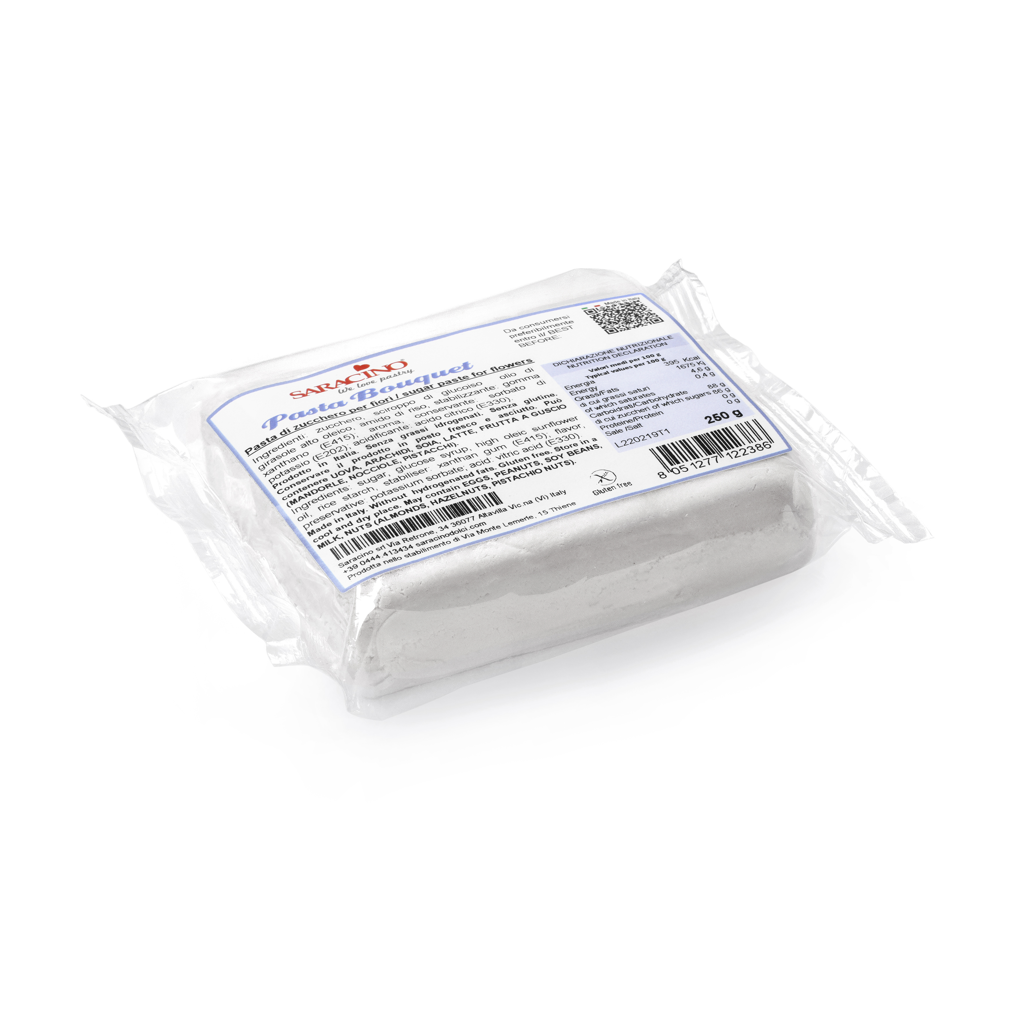 Ζαχαρόπαστα λουλουδιών 250γρ Saracino