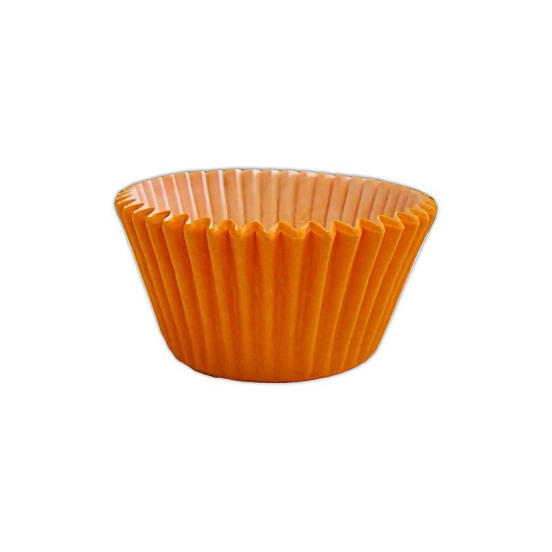 Θήκες cupcake πορτοκαλί 5cm 12τεμ