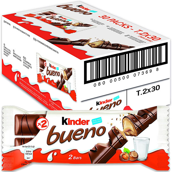 Kinder Bueno κιβώτιο 43γρ x 30τεμ