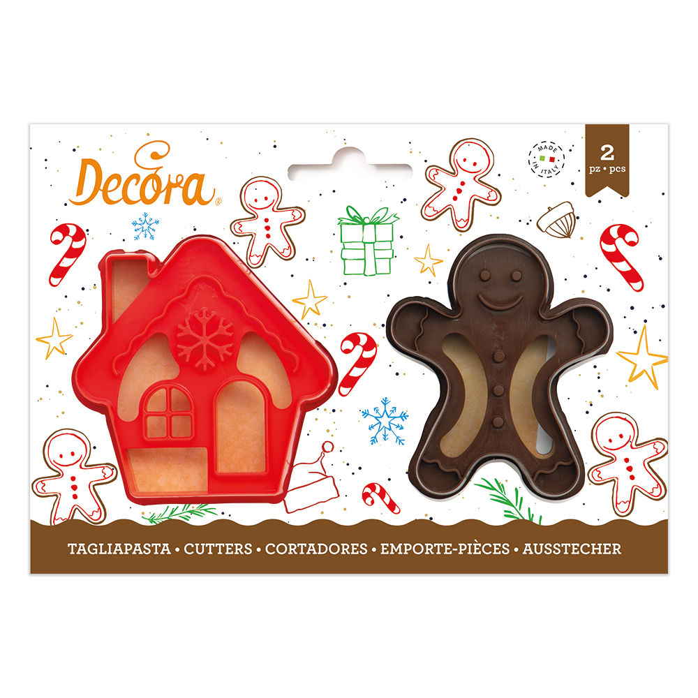 Κουπάτ χριστουγεννιάτικο σπιτάκι και gingerbread Decora