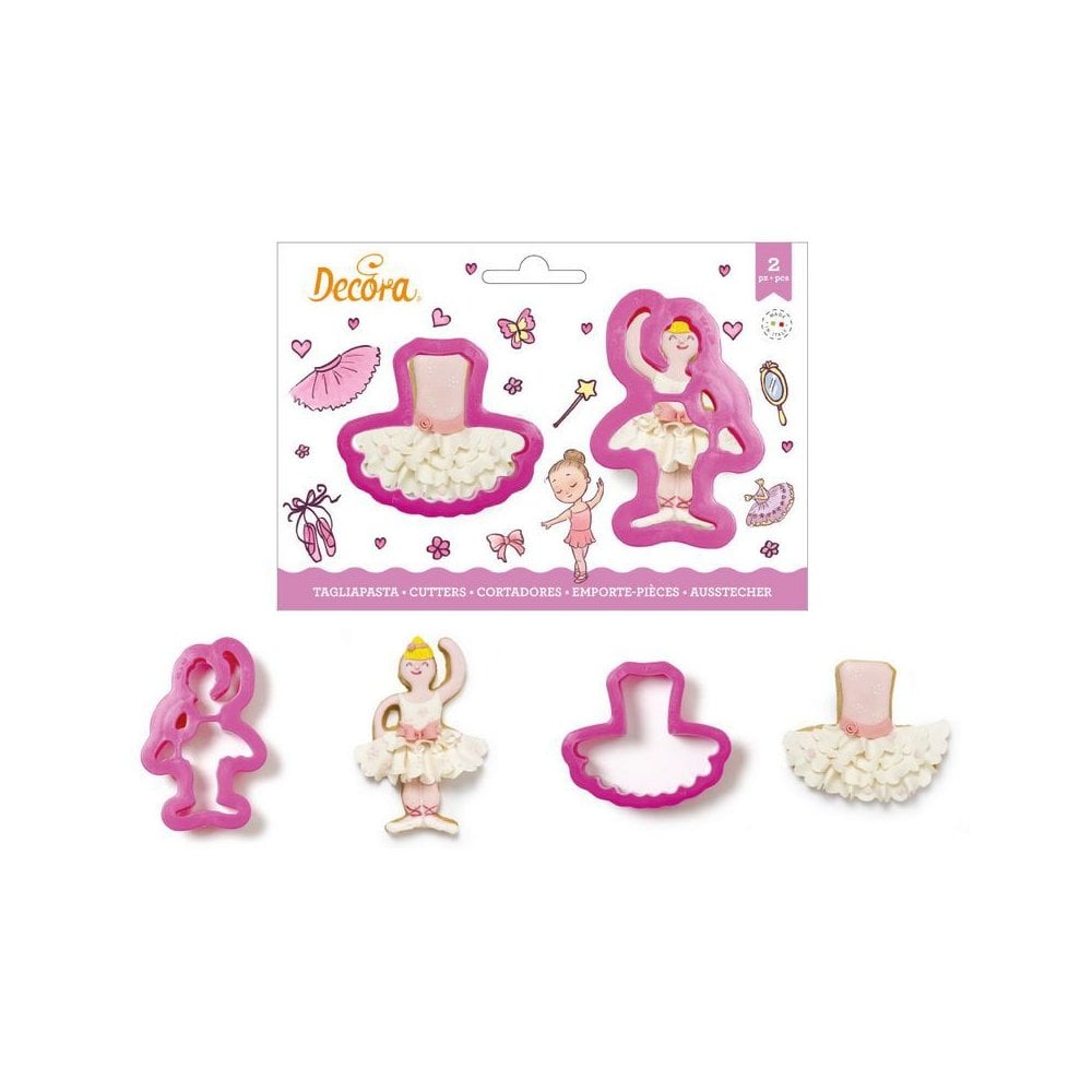 Κουπάτ μπαλαρίνα και φούστα τουτού 2τεμ Decora