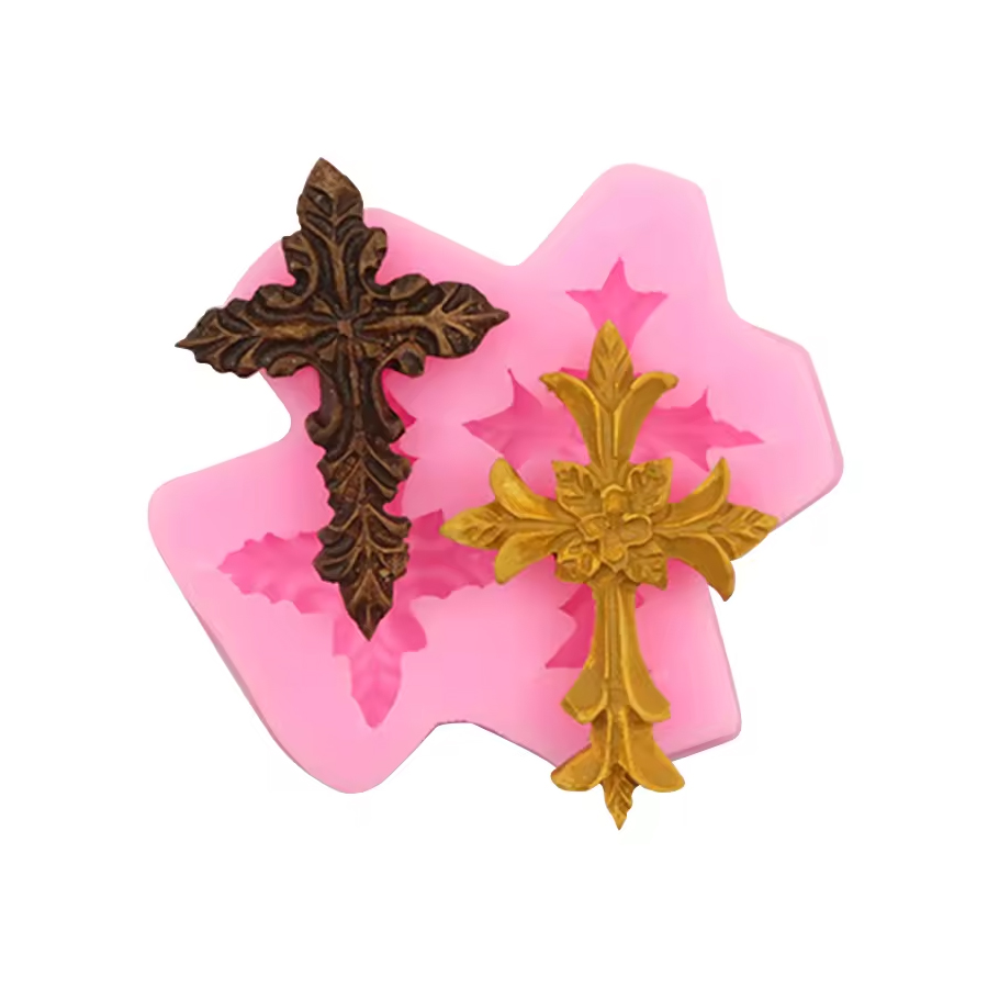 Καλούπι σιλικόνης σταυροί 5cm 2τεμ