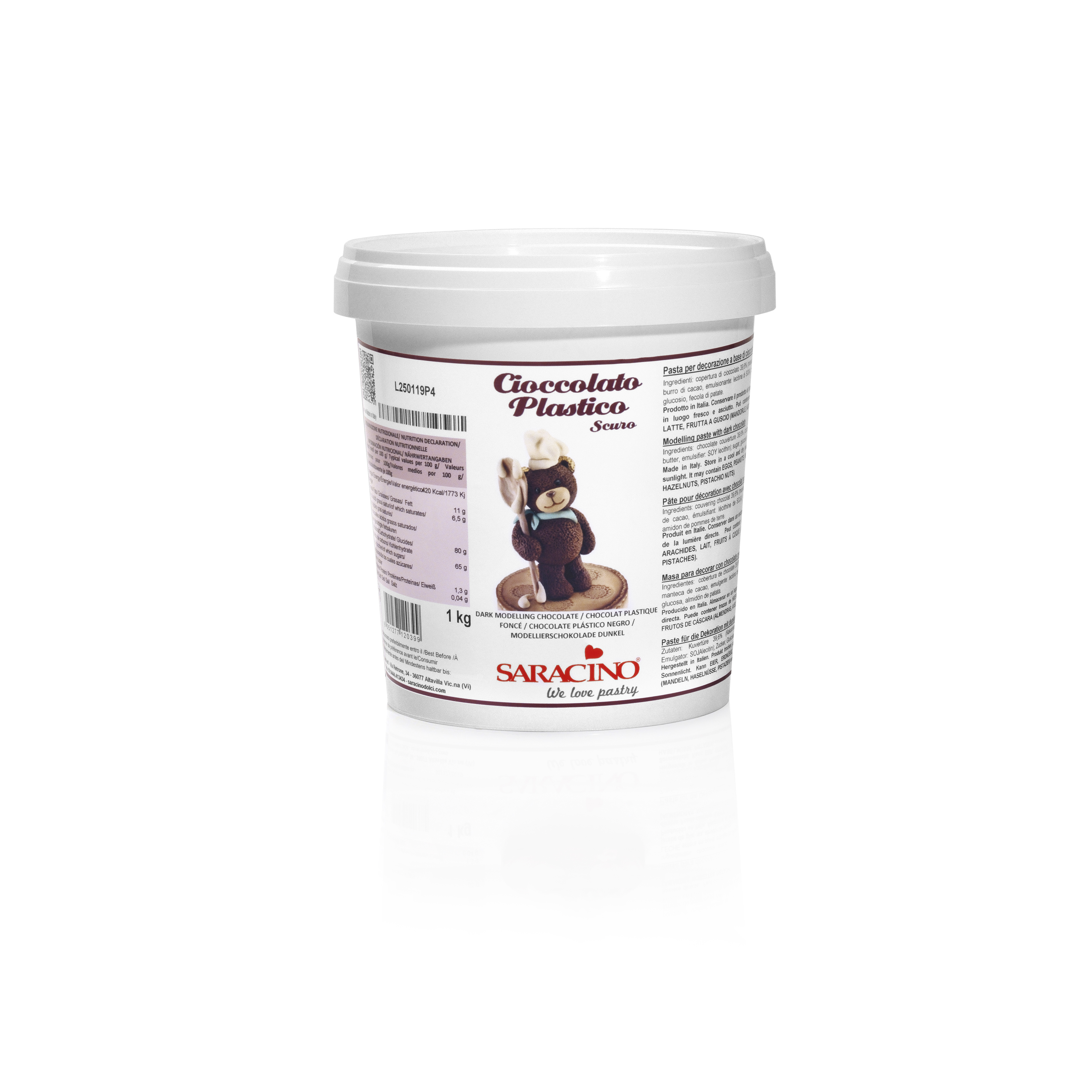 Σοκολάτα μοντελισμου 1 κιλό Saracino