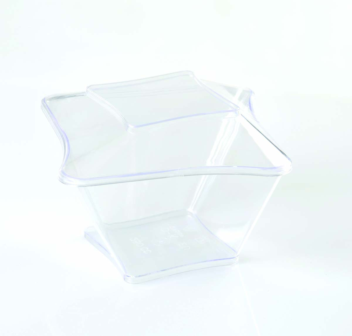 Μπωλ για επιδόρπιο διάφανο με καπάκι 120cc 50τεμ