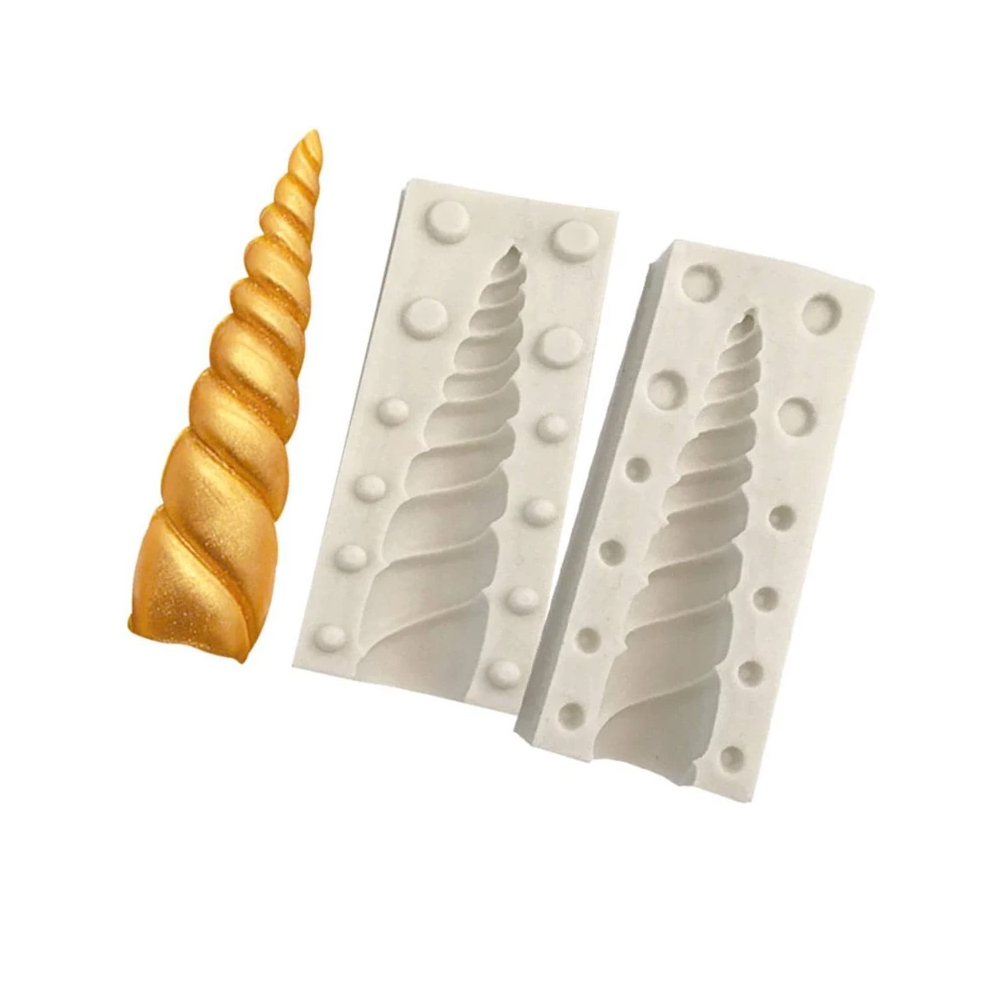 Καλούπι σιλικόνης κέρατο μονόκερου 3d 9cm