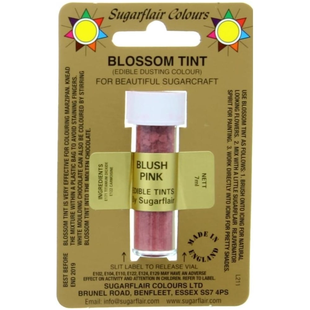 Χρώμα ζαχαροπλαστικής σκόνη ροζ blush pink 7ml Sugarflair