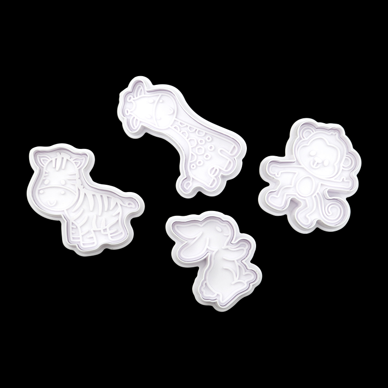 Κουπάτ ζώα της ζούγκλας με ελατήριο 4τεμ