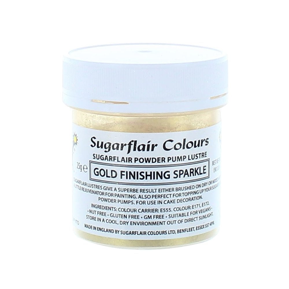 Ανταλλακτικό για pump spray χρυσό finishing sparkle 25γρ Sugarflair