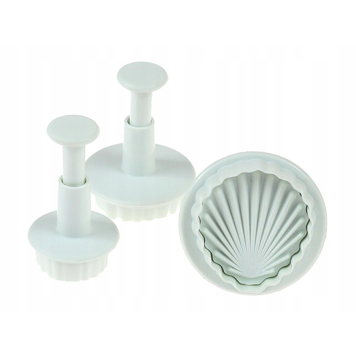 Κουπάτ κοχύλια με ελατήριο 3,5-2,9-2,3cm 3τεμ