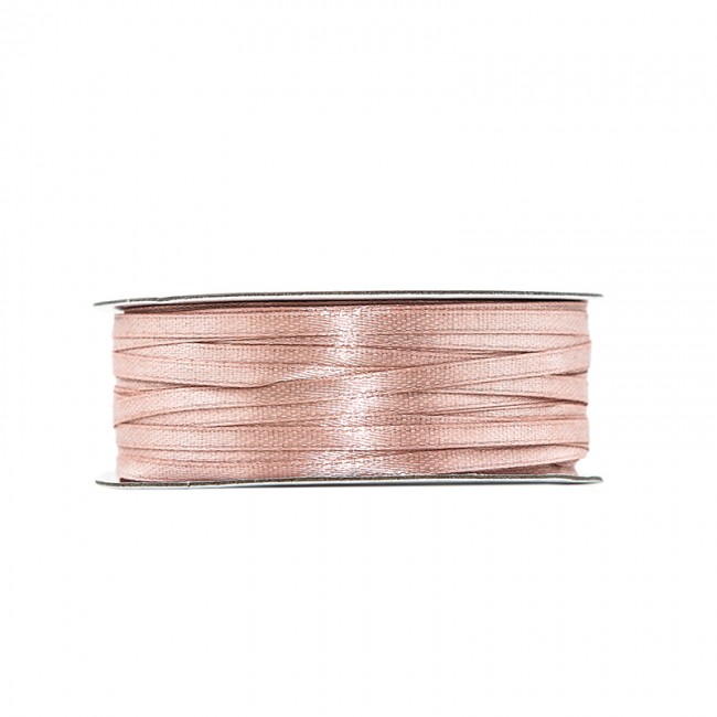 Κορδέλα σατέν σάπιο μήλο 3mm 100m διπλής όψης