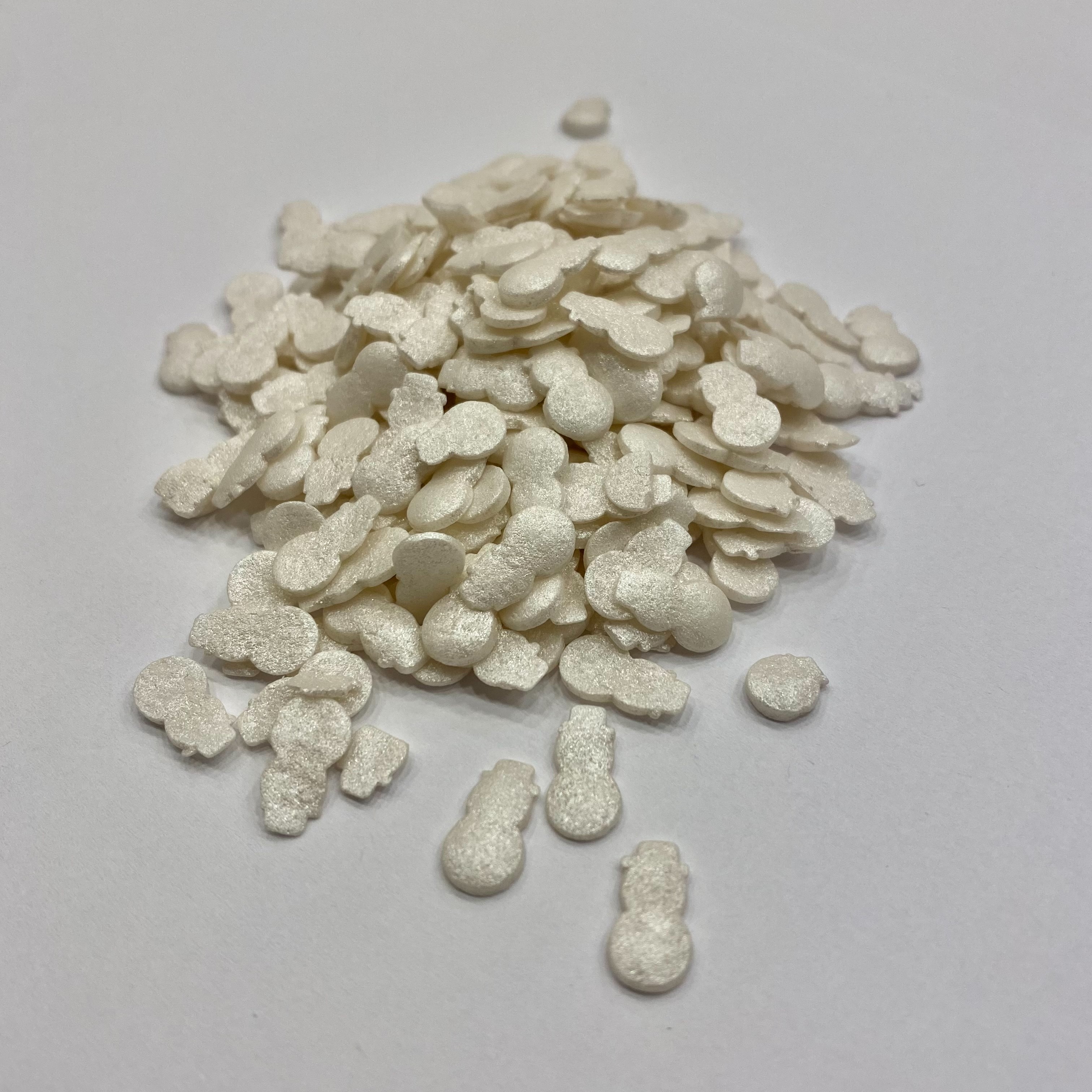 Sprinkles χιονάνθρωποι λευκό περλέ 150γρ Sweetbite