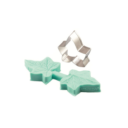 Κουπάτ και σιλικόνη φύλλο κισσού mini ivy Silikomart