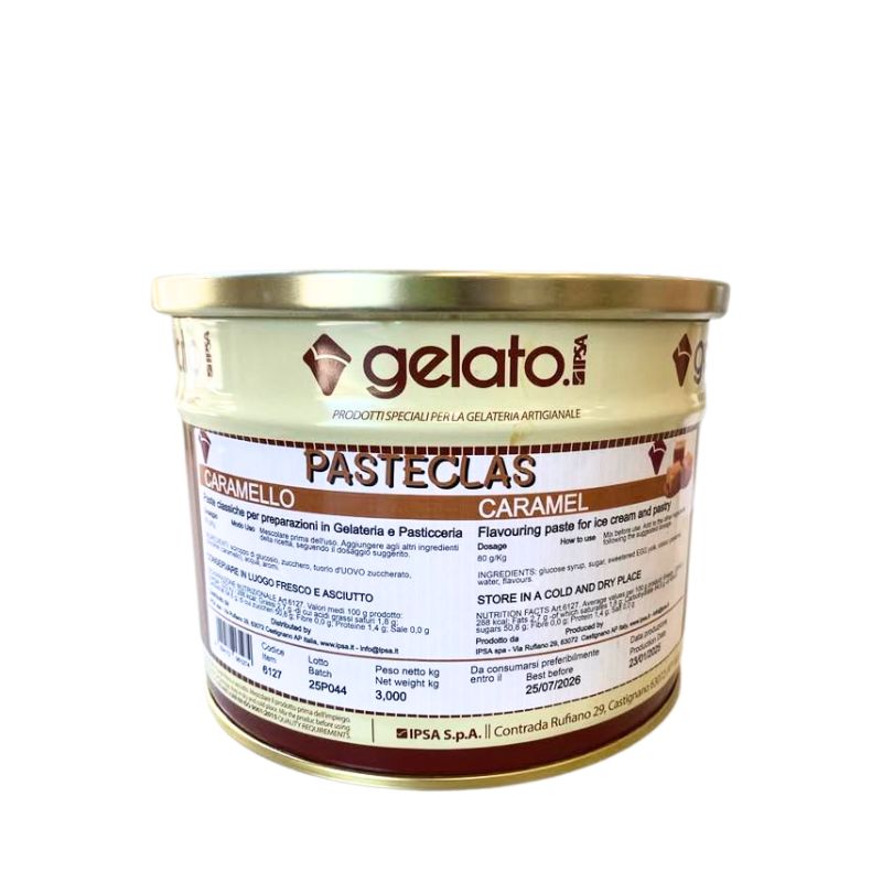 Γεύση παγωτού καραμέλα Pasteclass 3 κιλά IPSA