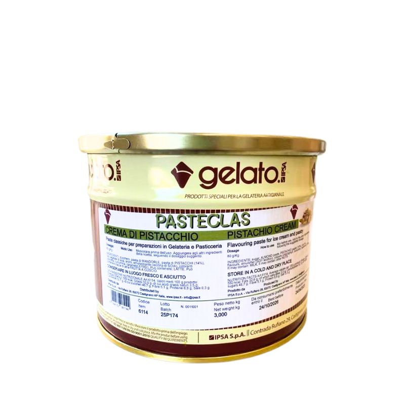 Γεύση παγωτού φυστίκι Pistachio Cream Pasteclass 3 κιλά IPSA