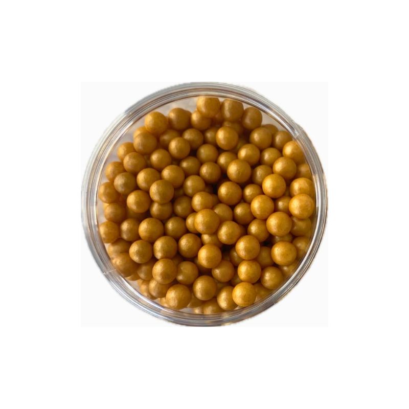 Πέρλες χρυσές βρώσιμες 7mm 40γρ Sweetbite