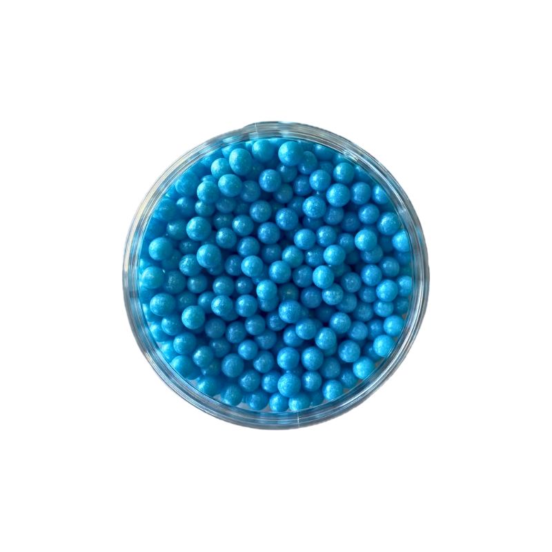 Πέρλες γαλάζιες βρώσιμες 5mm 220γρ Sweetbite