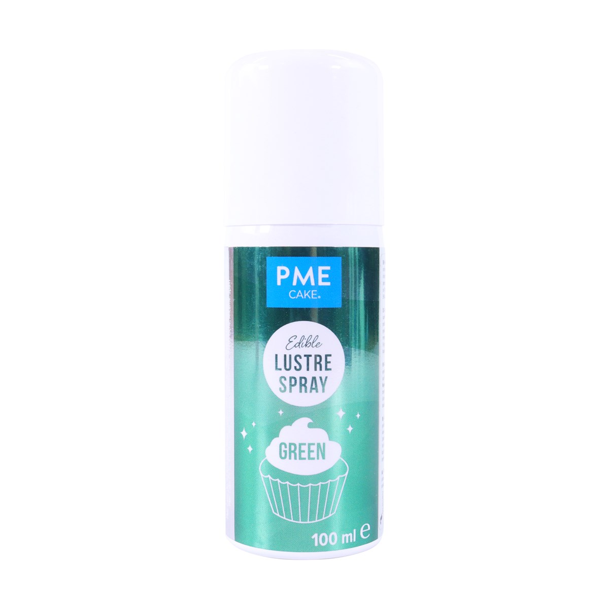 Σπρέυ ζαχαροπλαστικής πράσινο lustre 100ml PME