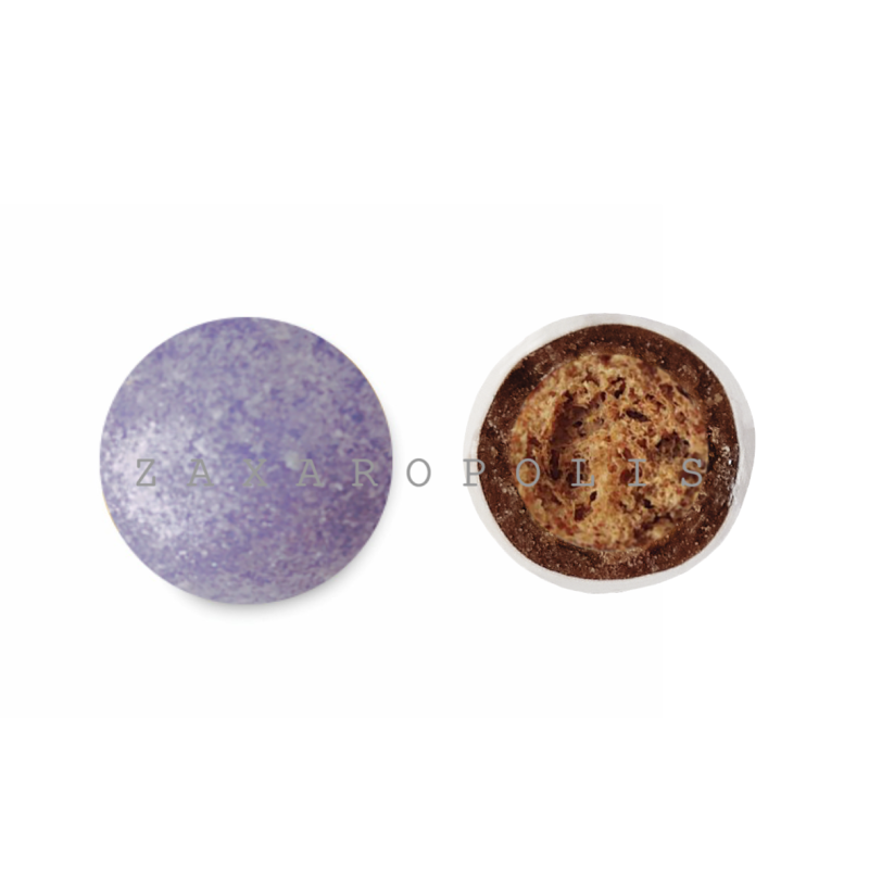 Κουφέτα Crispy μωβ περλέ 800γρ Zaxaropolis