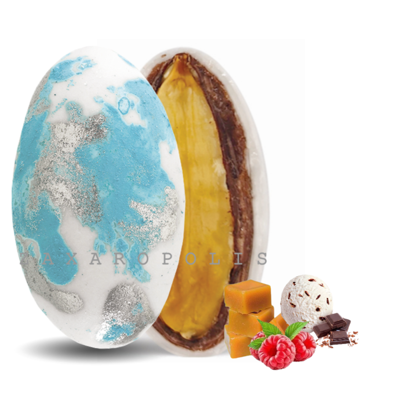 Κουφέτα My choco αμυγδάλου πιτσιλωτό γαλάζιο mix γεύσεων  1 κιλό Zaxaropolis