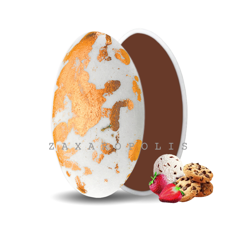 Κουφέτα Choco splash ροζ χρυσό mix γεύσεων 1 κιλό Zaxaropolis