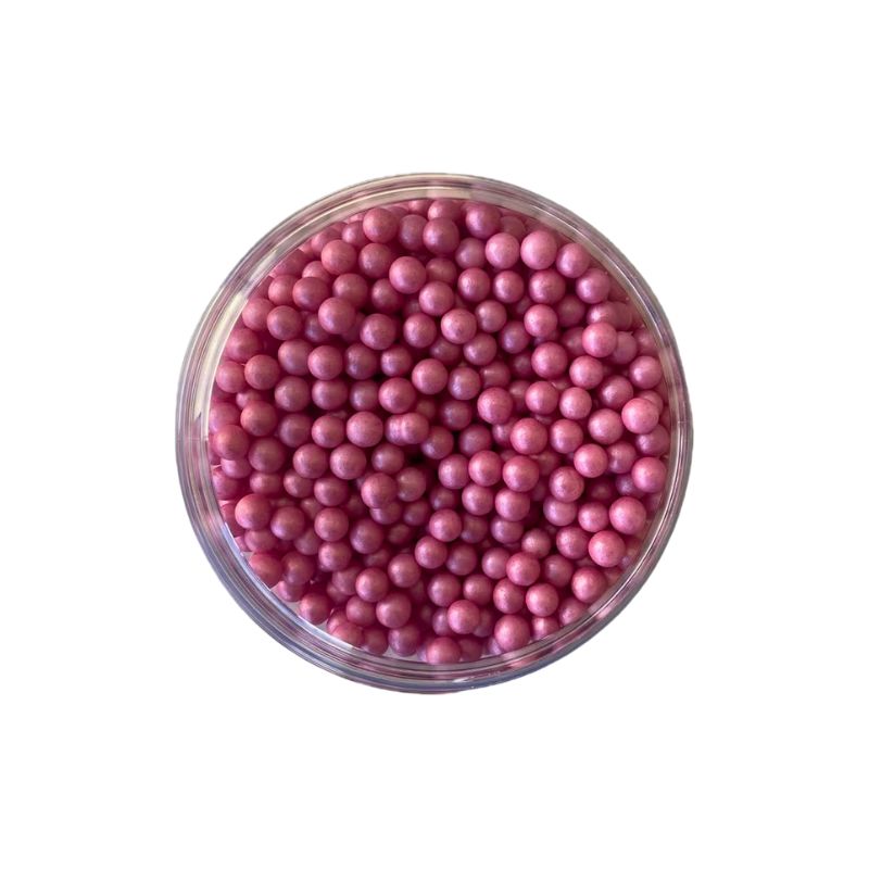 Πέρλες ροζ βρώσιμες 7mm 220γρ Sweetbite