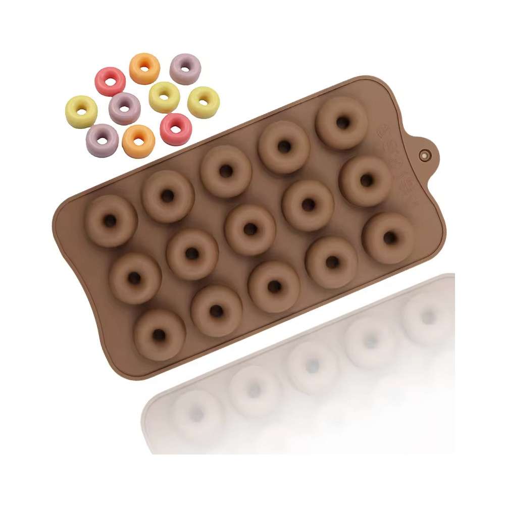 Φόρμα σιλικόνης μίνι κυκλακια 2,6cm 15τεμ