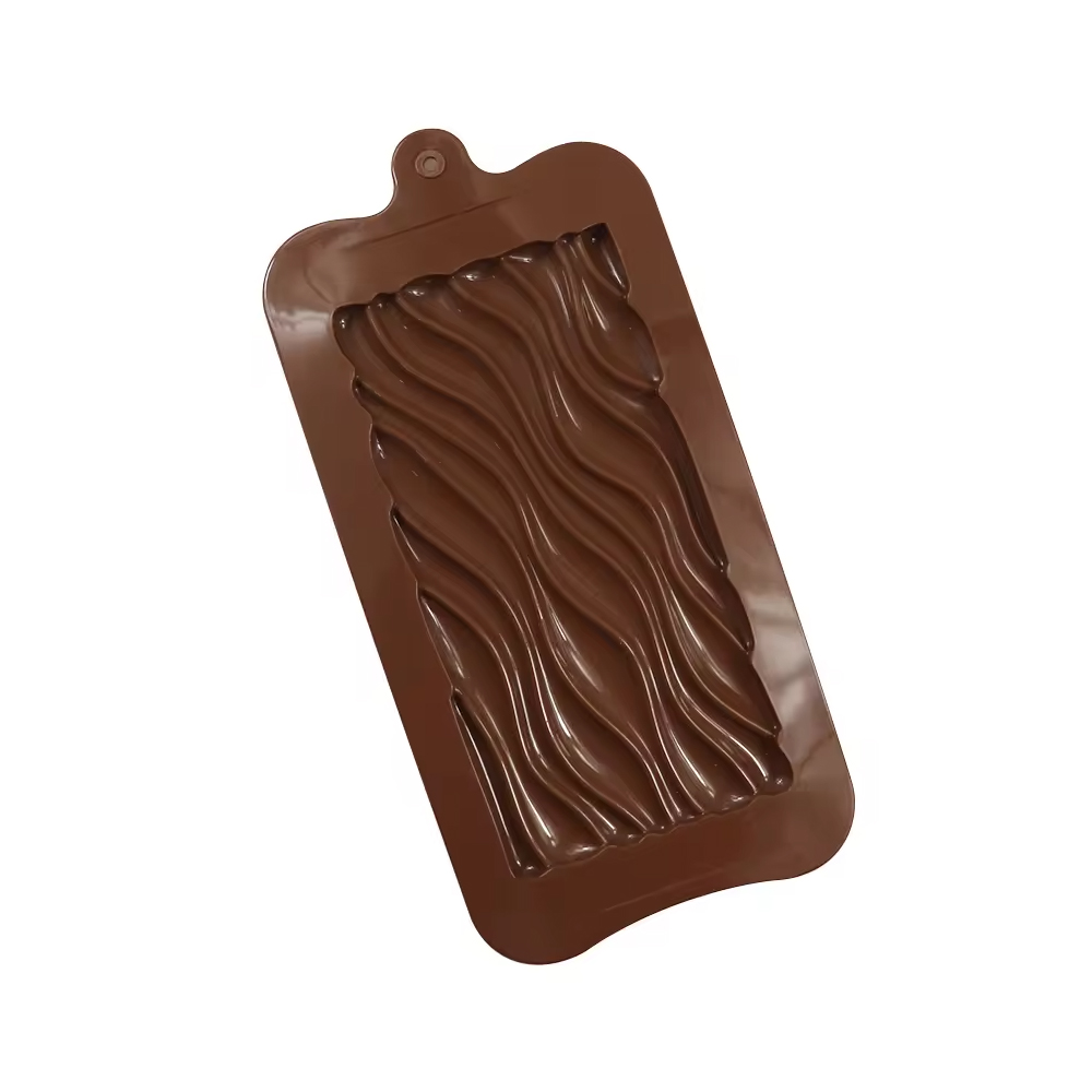 Φόρμα σιλικόνης για πλάκα σοκολάτας κύματα 16x8cm