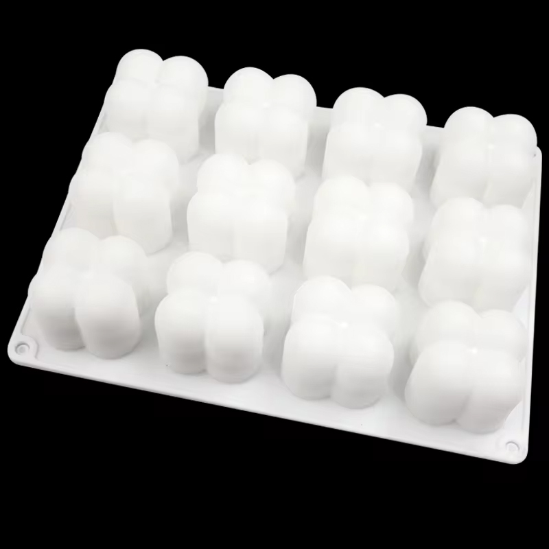 Φόρμα σιλικόνης σφαίρες κολλημένες 12τεμ