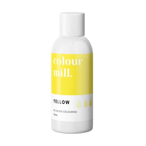Χρώμα λιποδιαλυτό κίτρινο Yellow 100ml Colour Mill