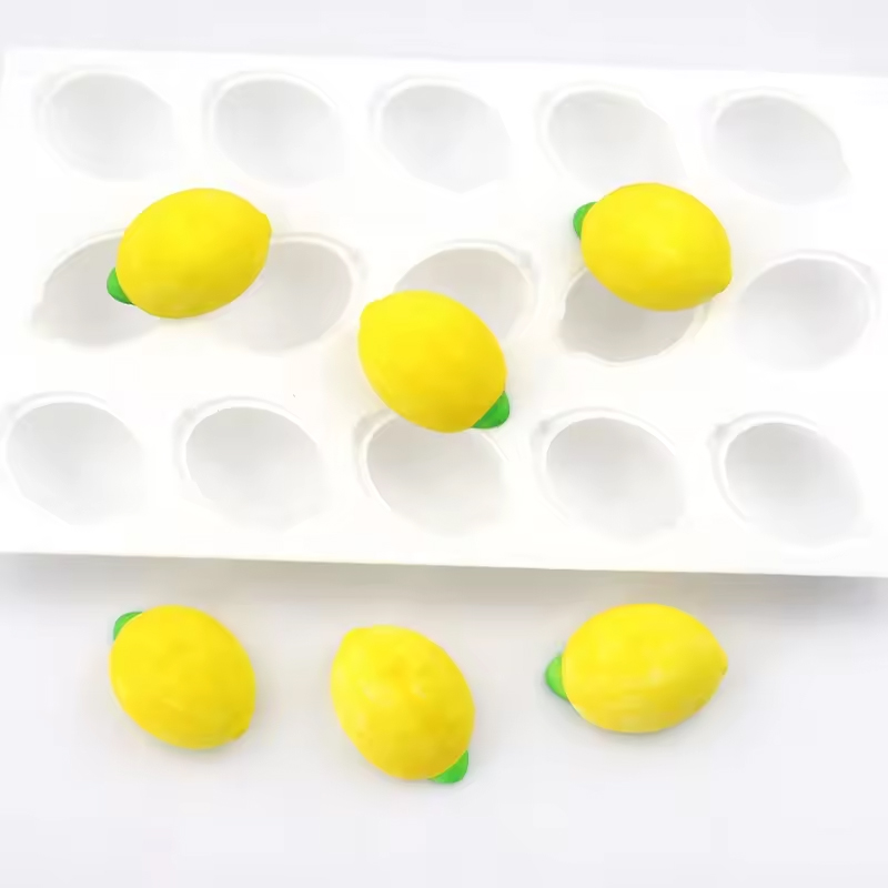 Φόρμα σιλικόνης λεμόνια 5,8cm 15τεμ