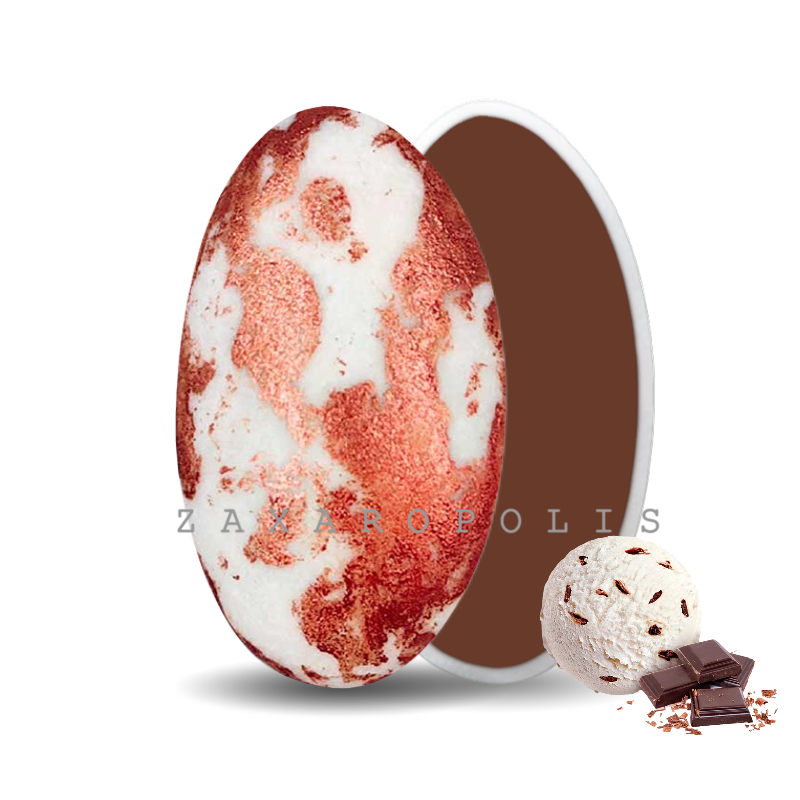 Κουφέτα Choco splash χάλκινο στρατσιατέλα 1 κιλό Zaxaropolis