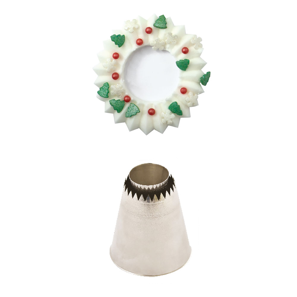 Κορνέ #796 με τρύπα για μαρέγκες Decora