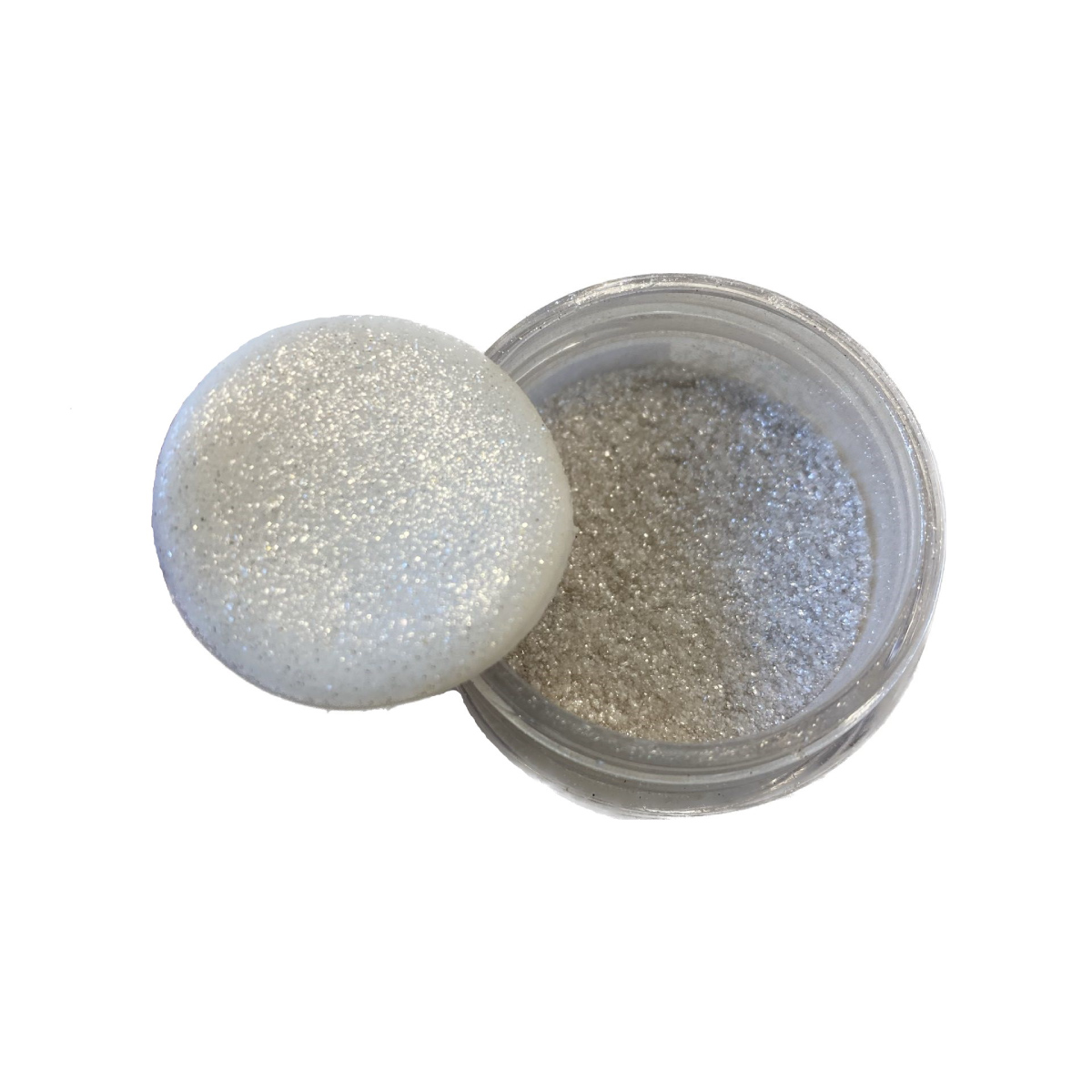 Glitter ζαχαροπλαστικής λευκό shimmer 25γρ Sweetbite