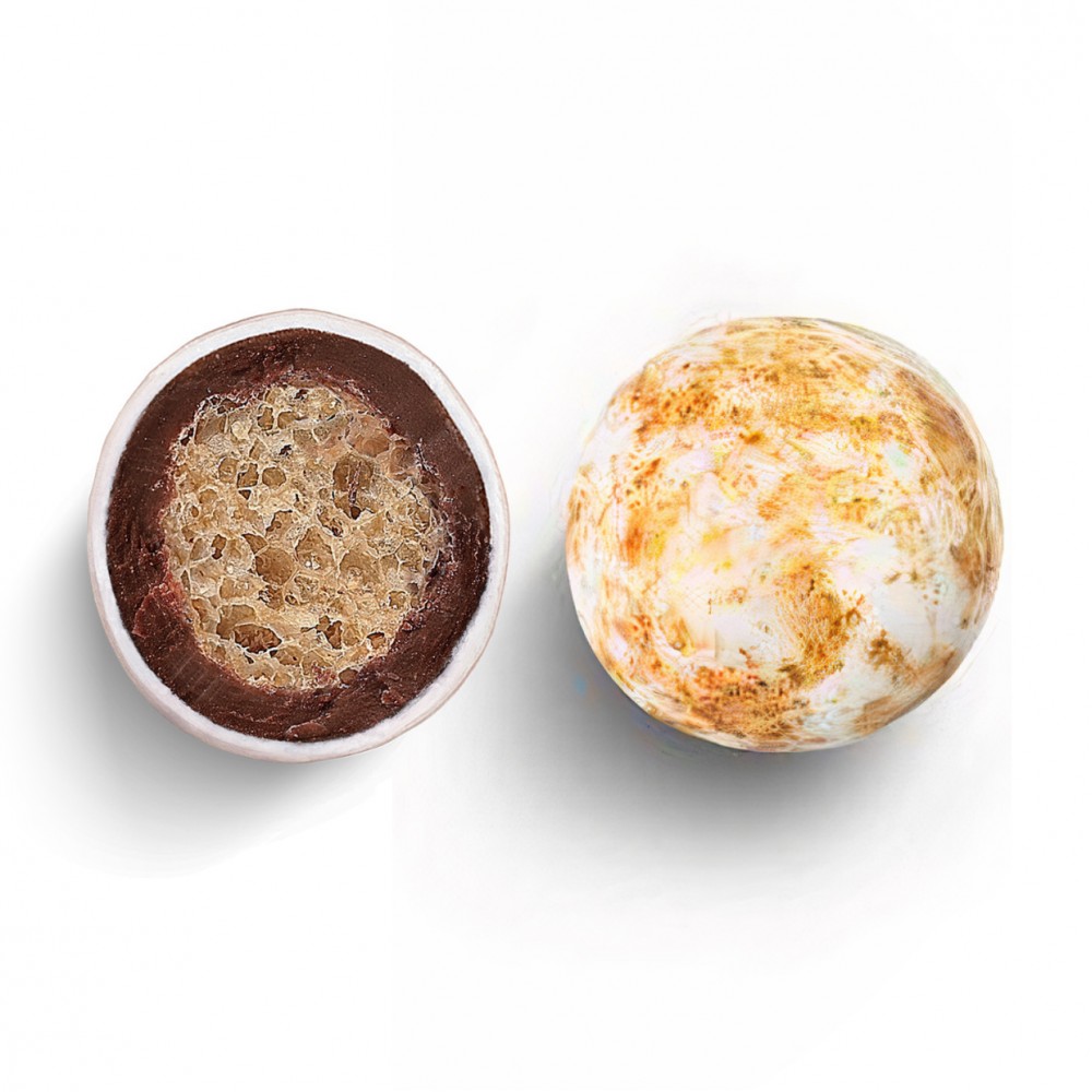 Κουφέτα Crispy twist χρυσό πιτσιλωτό 700γρ Χατζηγιαννάκη