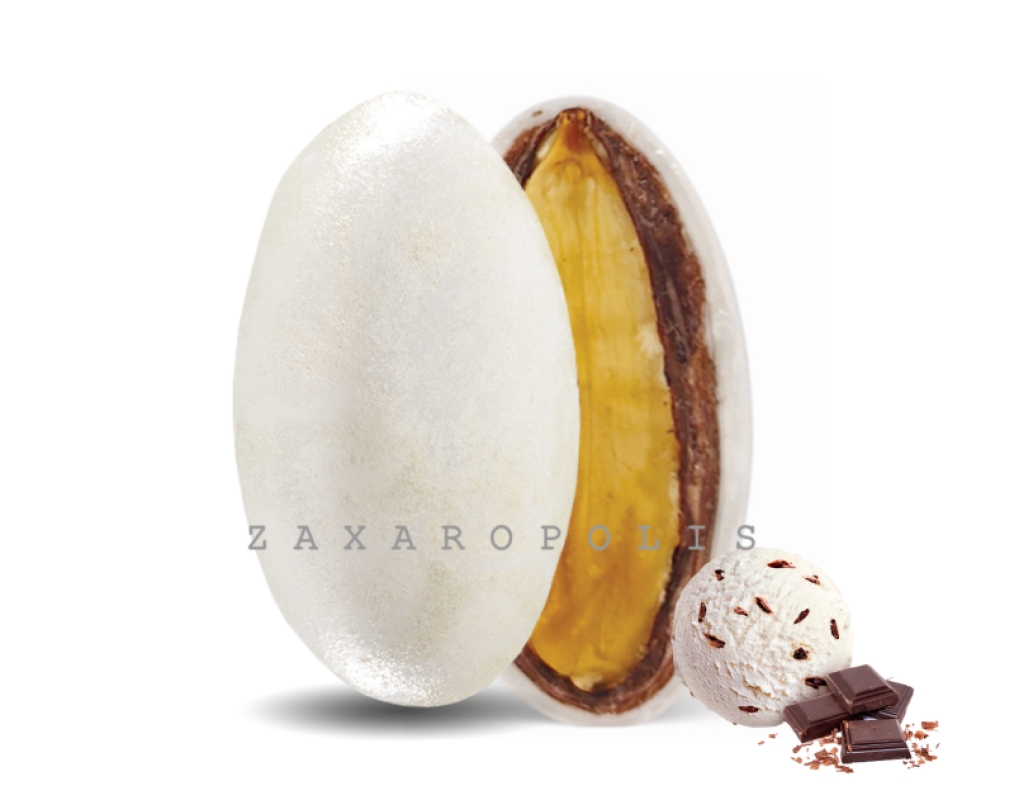 Κουφέτα My choco αμυγδάλου λευκό περλέ στρατσιατέλα 1 κιλό Zaxaropolis