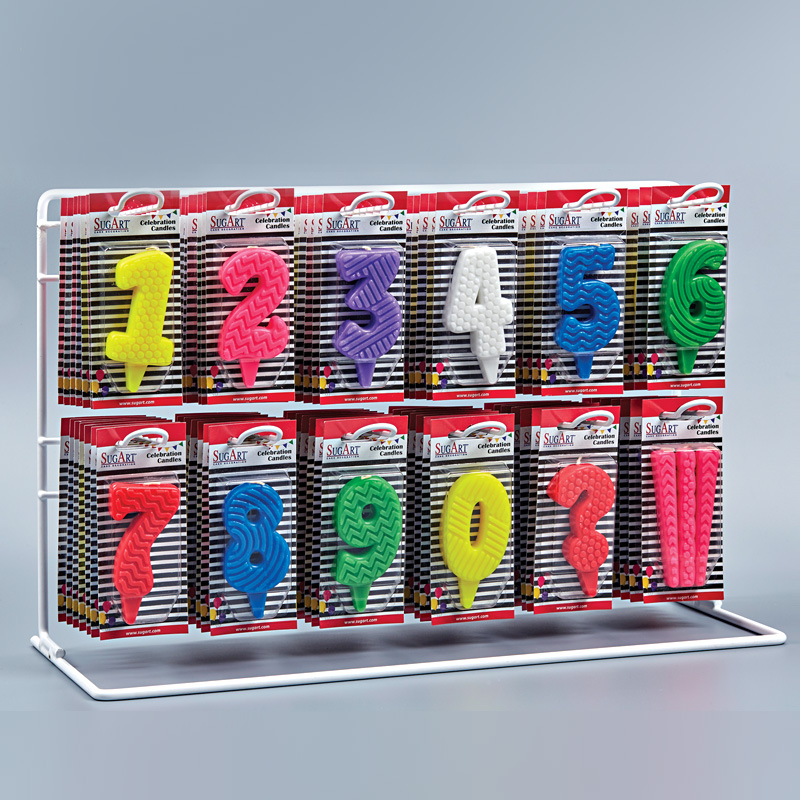 Κερί 4 ανάγλυφο 7cm Sugart