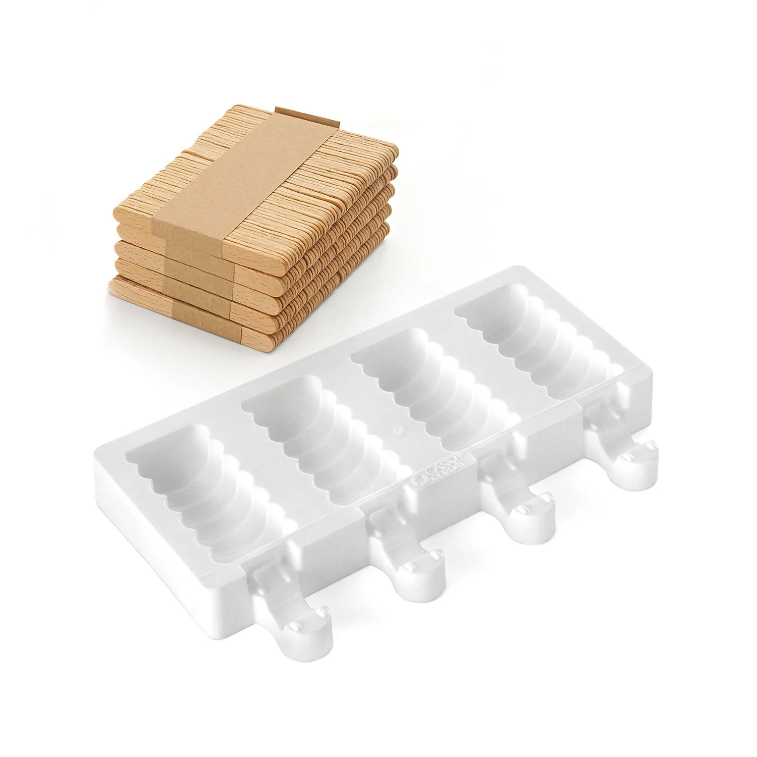 Φόρμα σιλικόνης για παγωτό mini tango 4x36ml 4 θέσεις Silikomart