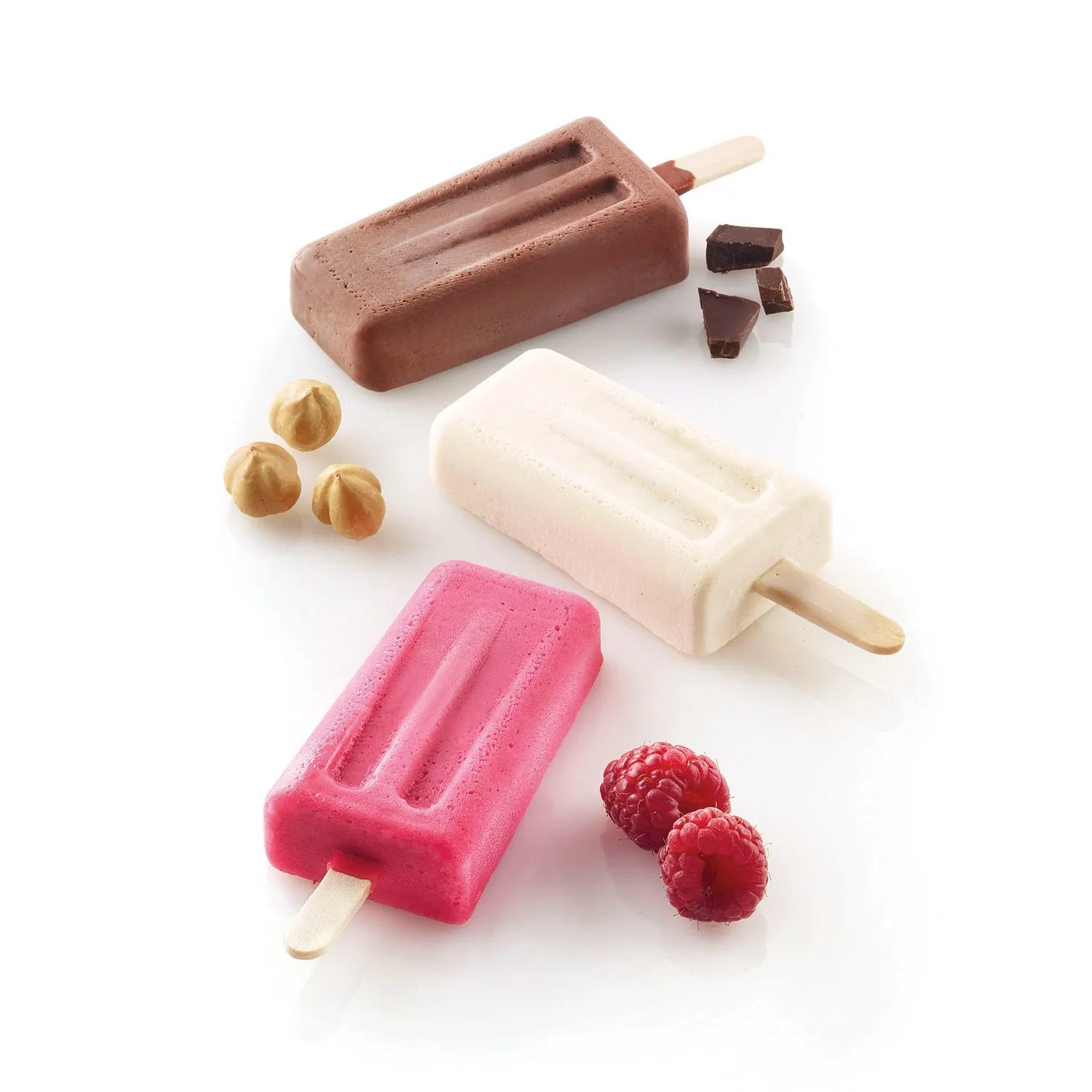 Φόρμα σιλικόνης για παγωτό mini vintage 4x47ml 4 θέσεις Silikomart