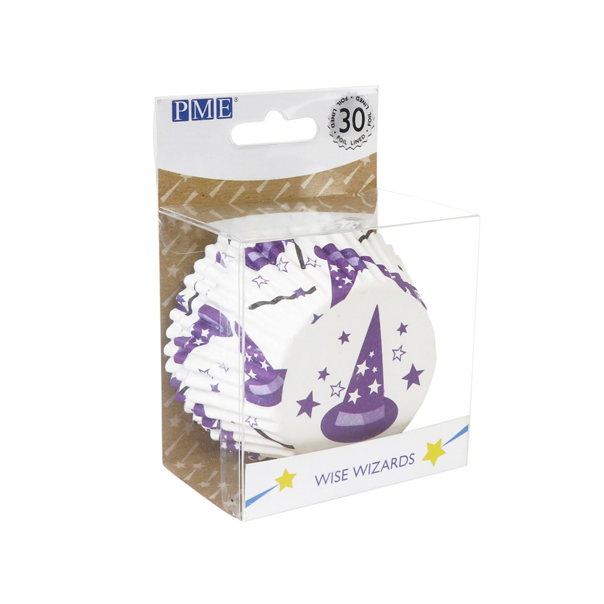 Θήκες cupcake με καπέλα μάγισσας 5cm 30τεμ PME