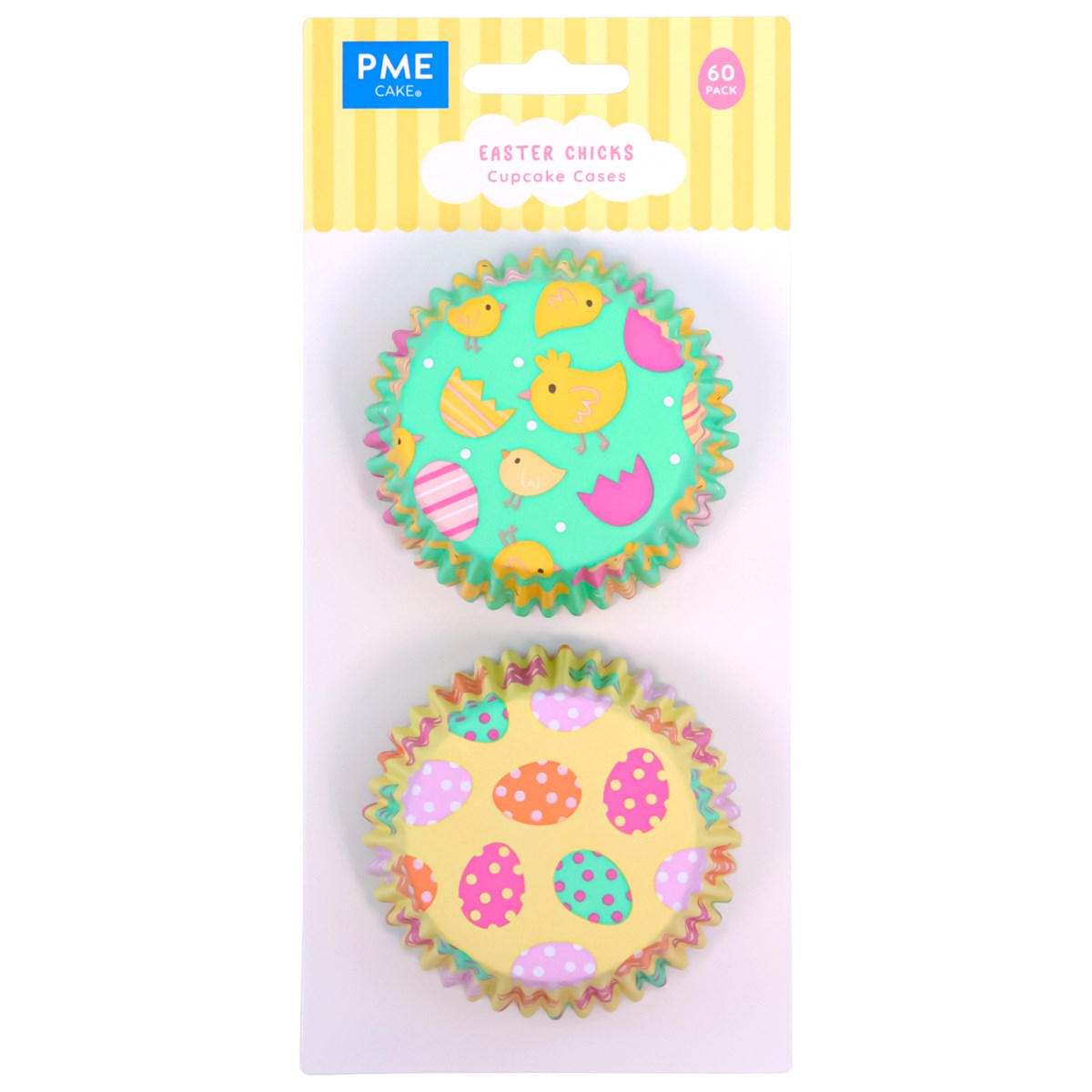 Θήκες cupcake Easter Chicks 5cm 60τεμ PME