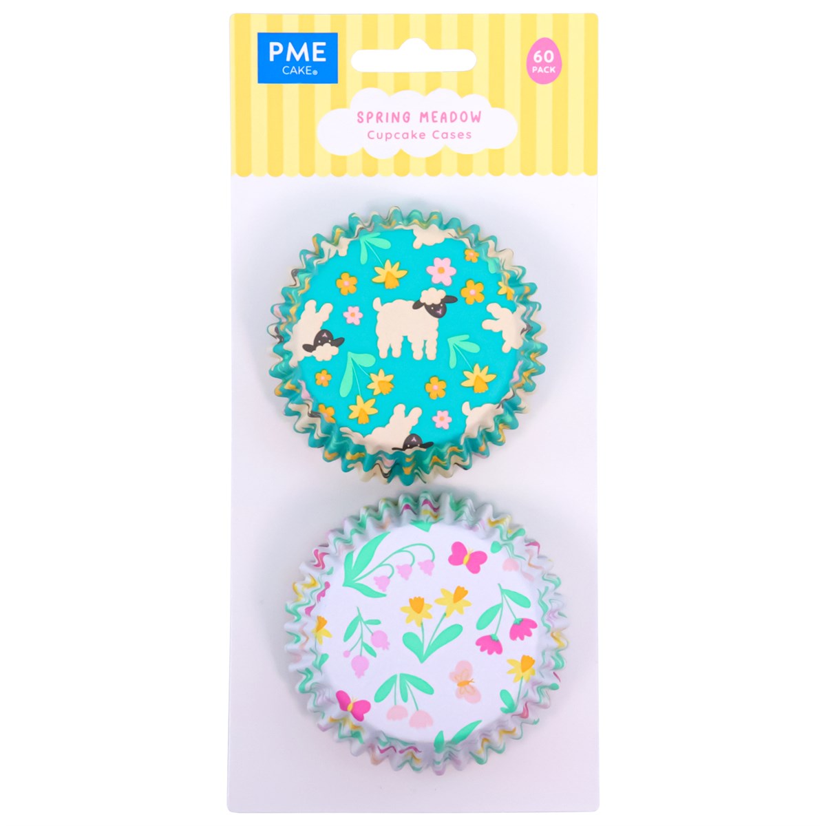 Θήκες cupcake spring meadow 5cm 60τεμ PME