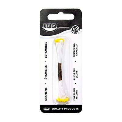 Στήμονες λεπτοί κίτρινοι 50τεμ PME