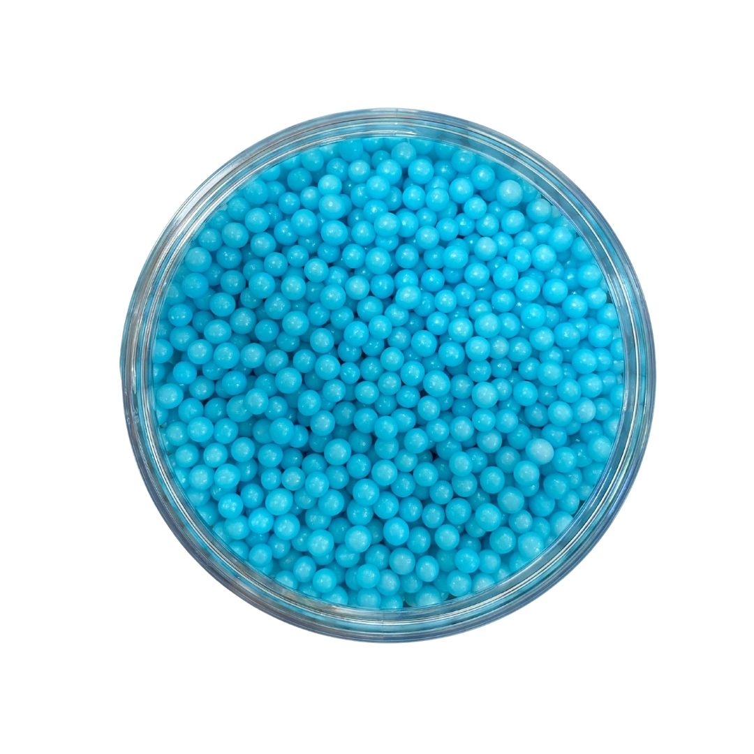 Πέρλες γαλάζιες βρώσιμες 5mm 600γρ Sweetbite