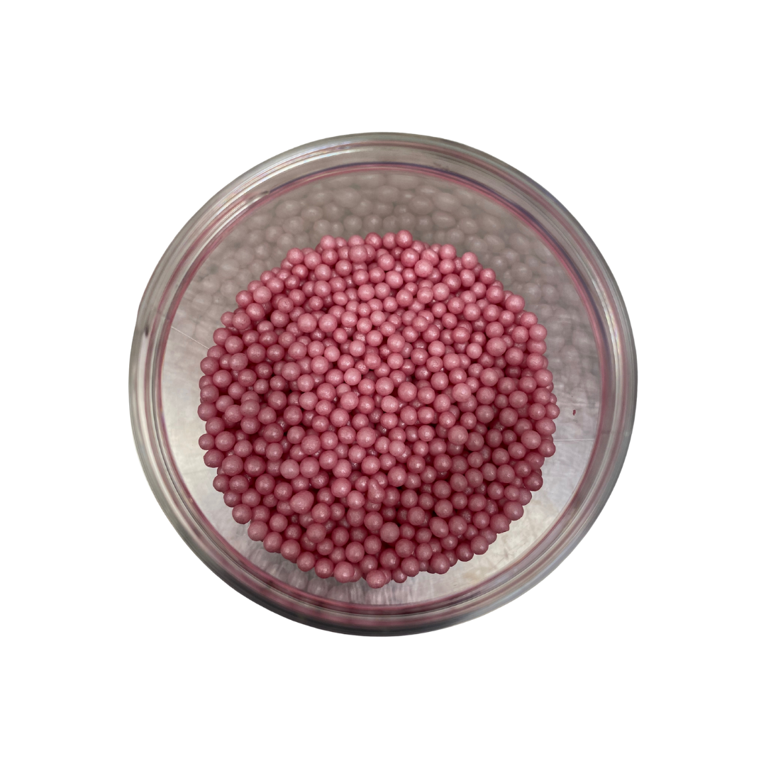 Πέρλες ροζ βρώσιμες 5mm 600γρ  Sweetbite