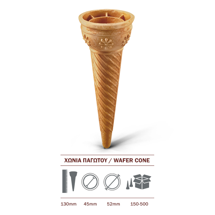 Χωνάκια παγωτού μικρά 500τεμ