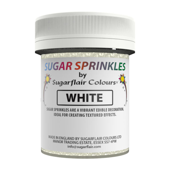 Ζάχαρη λευκή  40γρ Sugar Sprinkles Sugarflair