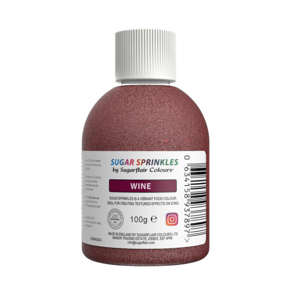 Ζάχαρη wine 100γρ Sugar Sprinkles Sugarflair