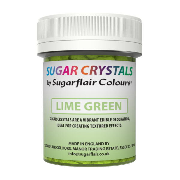 Sugar crystals κρύσταλλοι ζάχαρης lime 45ml Sugarflair