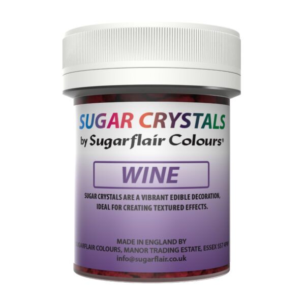 Sugar crystals κρύσταλλοι ζάχαρης wine 45ml Sugarflair