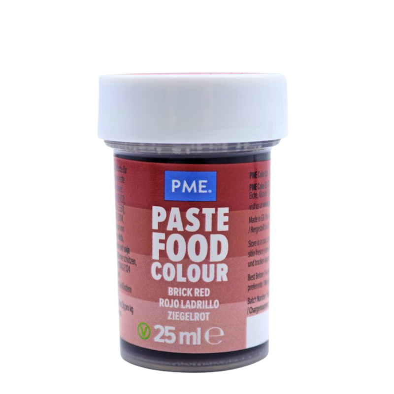 Χρώμα ζαχαροπλαστικής πάστα κόκκινο brick 25γρ PME